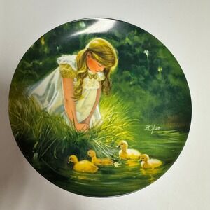 Donald Zolan Golden Moment Collector Plate 1984 Pemberton & Oakes 301B Ducklings